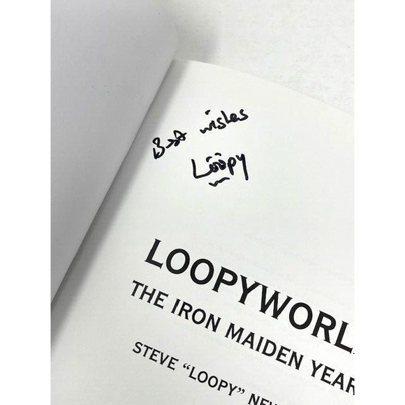 Loopyworld The Iron Maiden Years by Steve "Loopy" Newhouse Signed Autographed - Picture 5 of 6